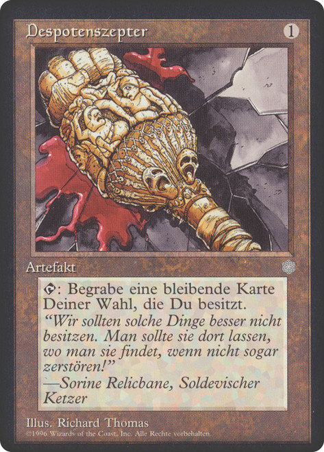 Despotic Scepter\nIce Age - German\nSingle\nMagic The Gathering