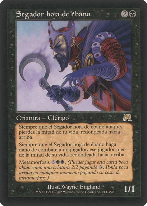 Ebonblade Reaper\nOnslaught - Spanish\nSingle\nMagic The Gathering