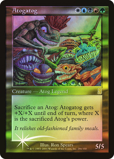 アトガトグfoil Atogatog | Odyssey | Star City Games
