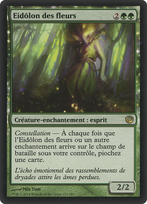 Eidolon of Blossoms\nJourney into Nyx - French\nSingle\nMagic The Gathering