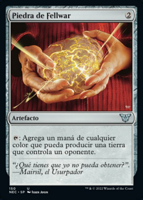 Fellwar Stone\nKamigawa: Neon Dynasty Commander - Spanish\nSingle\nMagic The Gathering