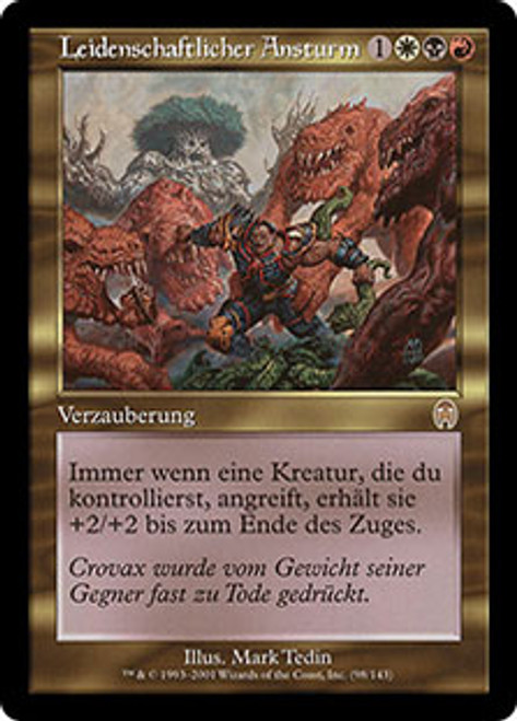 Fervent Charge\nApocalypse - German\nSingle\nMagic The Gathering