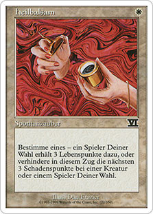 Healing Salve\n6th Edition - German\nSingle\nMagic The Gathering