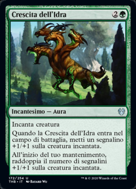 Hydra's Growth\nTheros Beyond Death - Italian\nSingle\nMagic The Gathering