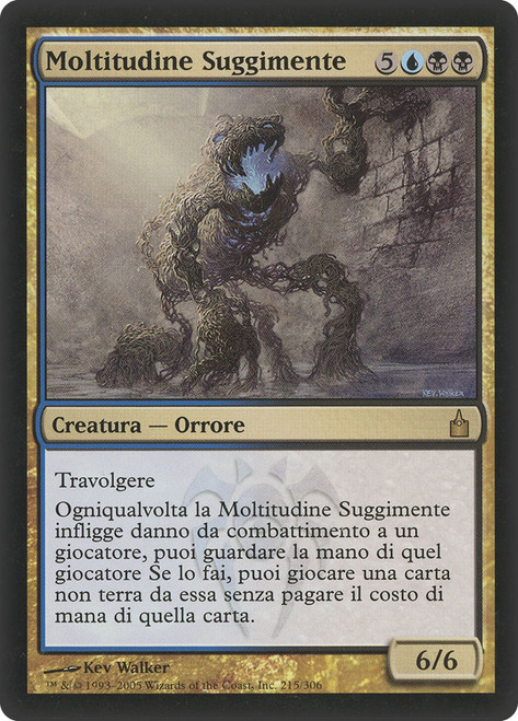 Mindleech Mass\nRavnica: City of Guilds - Italian\nSingle\nMagic The Gathering