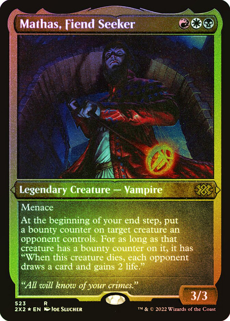 Mathas, Fiend Seeker
Double Masters 2022
Single
Magic: The Gathering