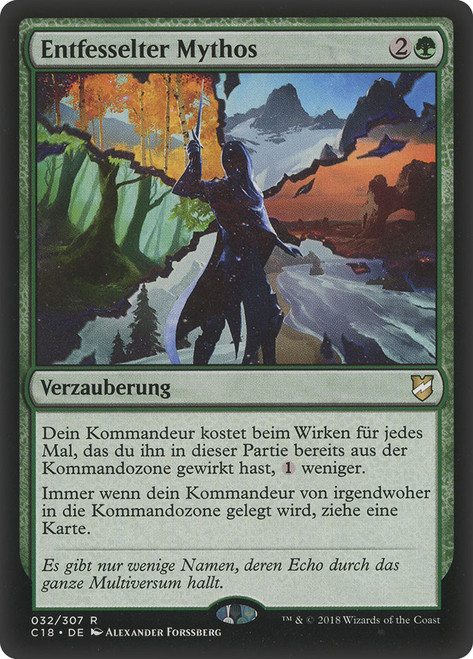 Myth Unbound\nCommander: 2018 Edition - German\nSingle\nMagic The Gathering