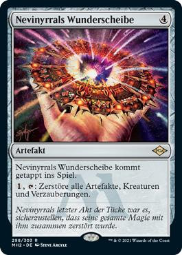 Nevinyrral's Disk\nModern Horizons 2 - German\nSingle\nMagic The Gathering