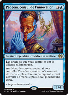 Padeem, Consul of Innovation\nKaladesh - French\nSingle\nMagic The Gathering