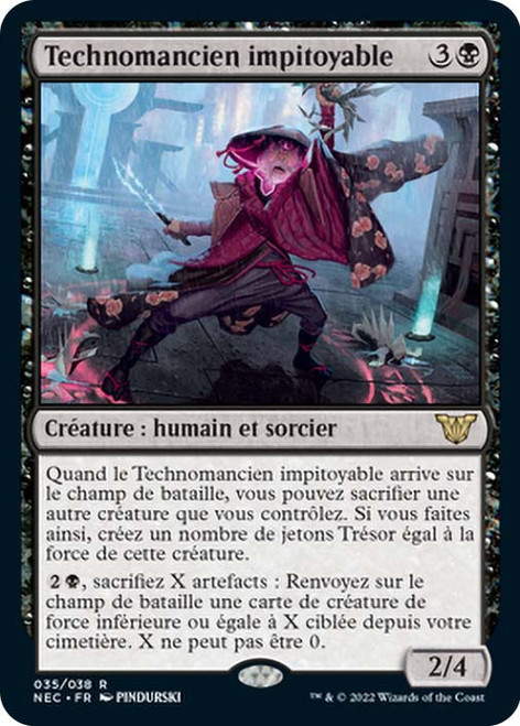 Ruthless Technomancer\nKamigawa: Neon Dynasty Commander - French\nSingle\nMagic The Gathering