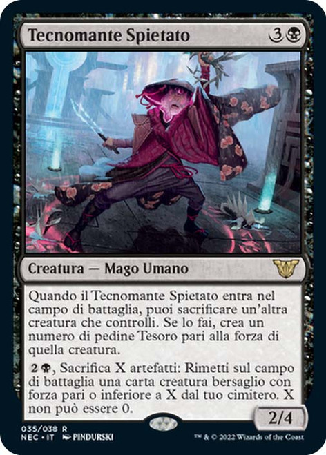 Ruthless Technomancer\nKamigawa: Neon Dynasty Commander - Italian\nSingle\nMagic The Gathering