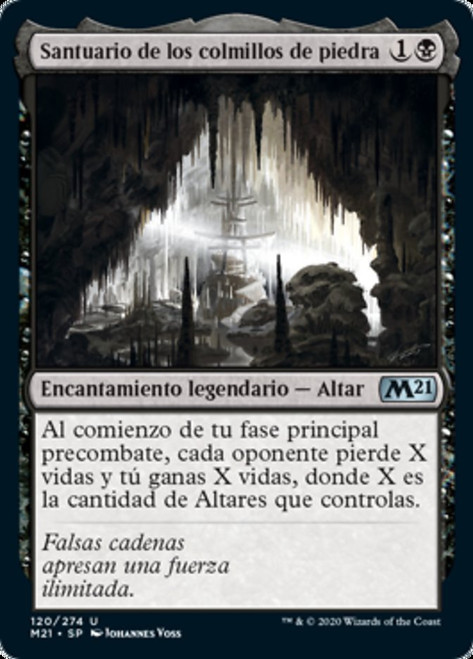 Sanctum of Stone Fangs\nCore Set 2021 - Spanish\nSingle\nMagic The Gathering