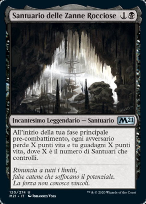 Sanctum of Stone Fangs\nCore Set 2021 - Italian\nSingle\nMagic The Gathering