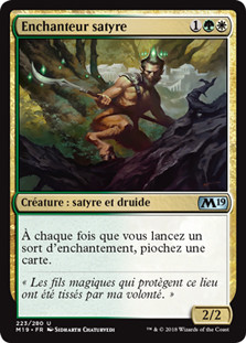 Satyr Enchanter\nCore Set 2019 - French\nSingle\nMagic The Gathering