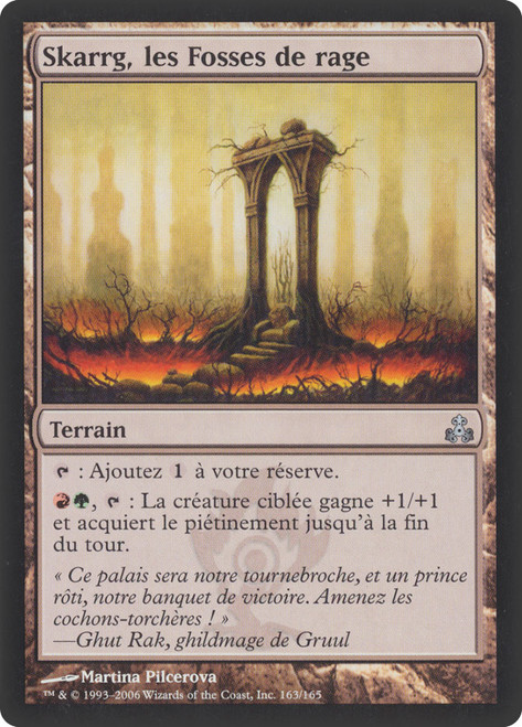 Skarrg, the Rage Pits\nGuildpact - French\nSingle\nMagic The Gathering