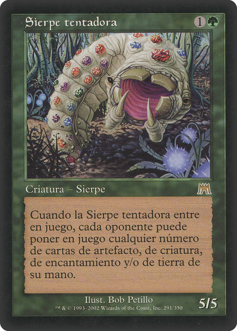 Tempting Wurm\nOnslaught - Spanish\nSingle\nMagic The Gathering