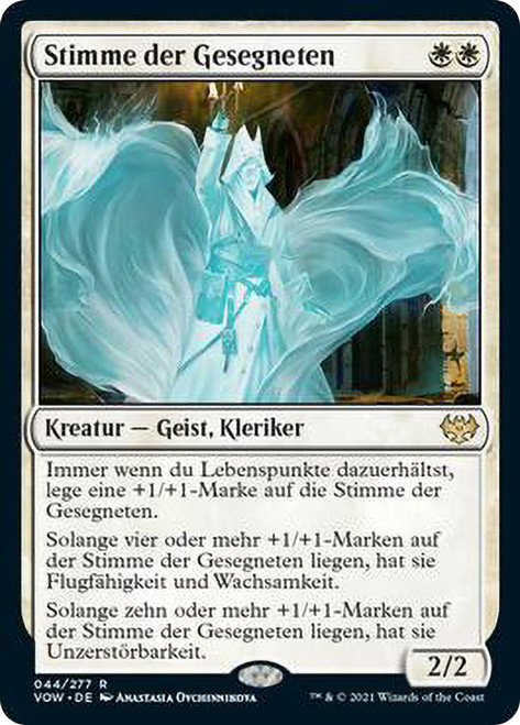 Voice of the Blessed\nInnistrad: Crimson Vow - German\nSingle\nMagic The Gathering