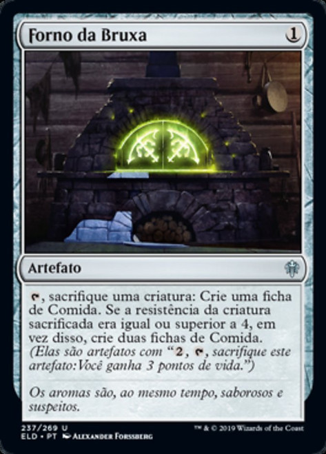 Witch's Oven\nThrone of Eldraine - Portuguese\nSingle\nMagic The Gathering