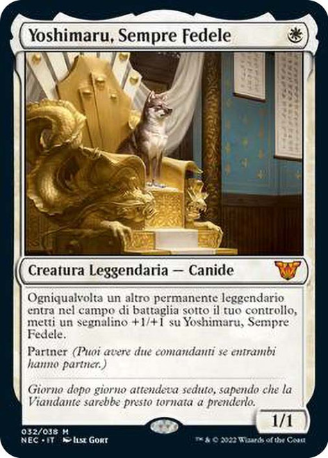 Yoshimaru, Ever Faithful\nKamigawa: Neon Dynasty Commander - Italian\nSingle\nMagic The Gathering