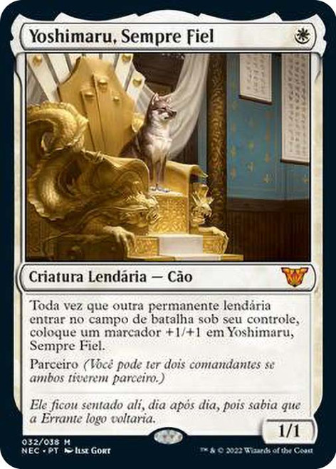 Yoshimaru, Ever Faithful\nKamigawa: Neon Dynasty Commander - Portuguese\nSingle\nMagic The Gathering