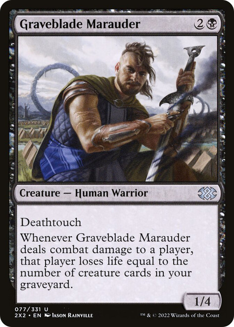 Graveblade Marauder
Double Masters 2022
Single
Magic: The Gathering