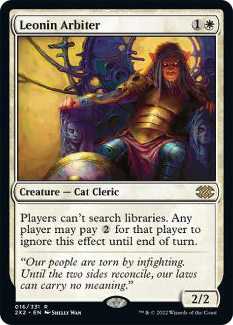 Leonin Arbiter\nDouble Masters 2022\nSingle\nMagic The Gathering