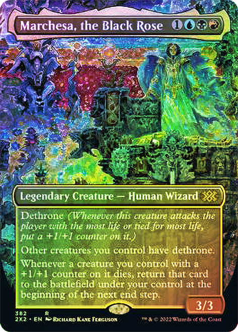 Marchesa, the Black Rose (Borderless)\nDouble Masters 2022 - Variants\nSingle\nMagic The Gathering
