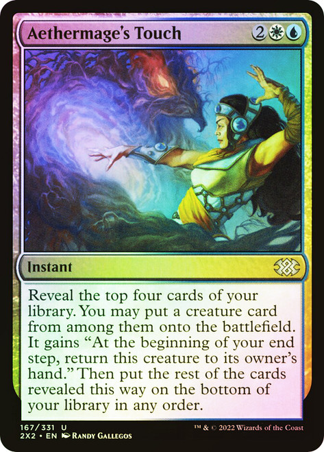 Aethermage's Touch
Double Masters 2022
Single
Magic: The Gathering