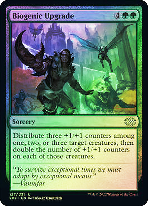Biogenic Upgrade\nDouble Masters 2022\nSingle\nMagic The Gathering