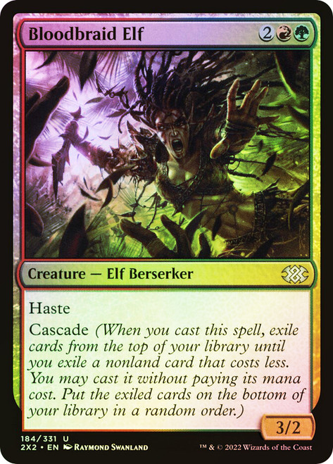 Bloodbraid Elf
Double Masters 2022
Single
Magic: The Gathering
