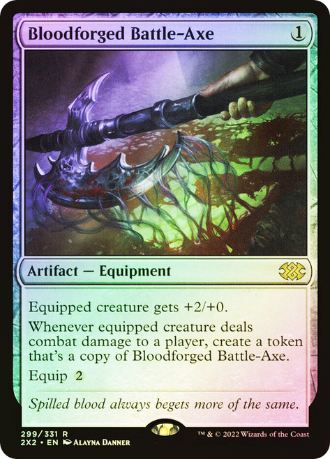 Bloodforged Battle-Axe | Double Masters 2022 | Star City Games