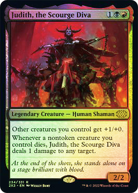Judith, the Scourge Diva\nDouble Masters 2022\nSingle\nMagic The Gathering