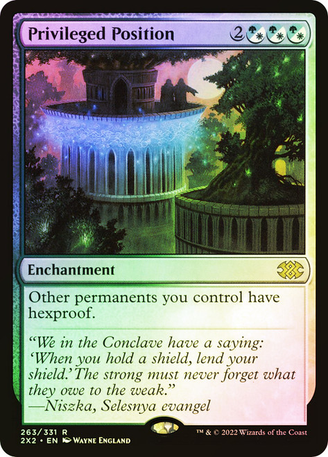 Privileged Position (#263)
Double Masters 2022
Single
Magic: The Gathering
