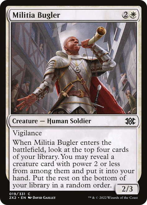 Militia Bugler
Double Masters 2022
Single
Magic: The Gathering