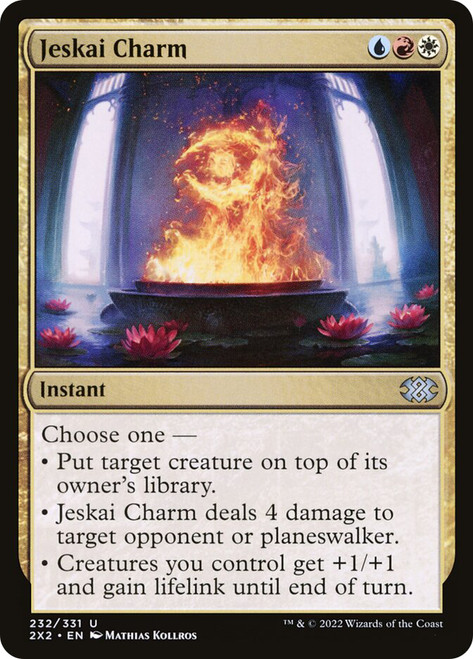 Jeskai Charm
Double Masters 2022
Single
Magic: The Gathering