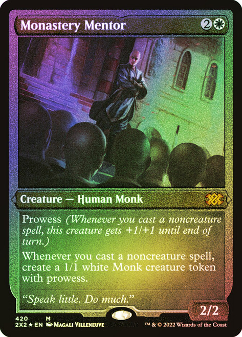 Monastery Mentor
Double Masters 2022
Single
Magic: The Gathering