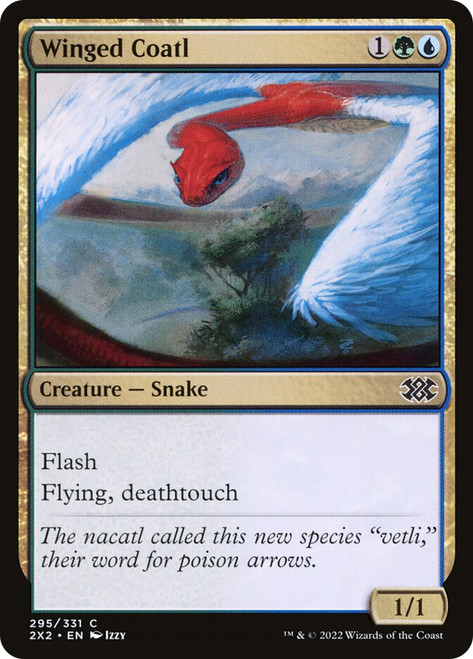 Winged Coatl
Double Masters 2022
Single
Magic: The Gathering