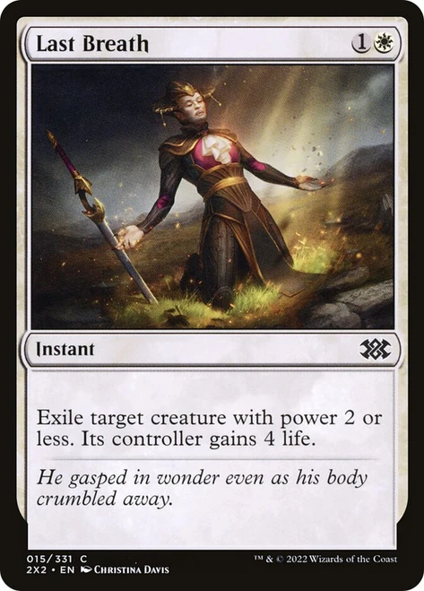 Last Breath
Double Masters 2022
Single
Magic: The Gathering