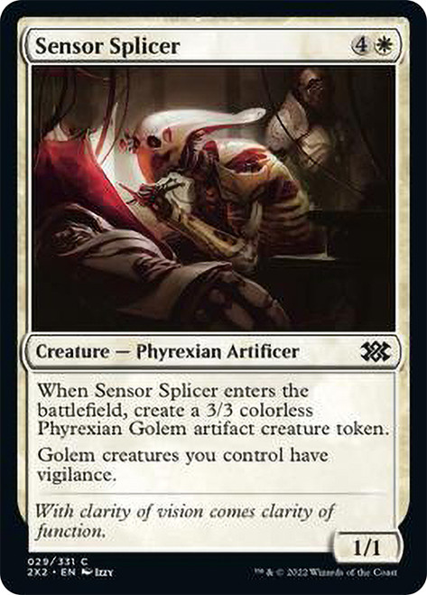 Sensor Splicer\nDouble Masters 2022\nSingle\nMagic The Gathering
