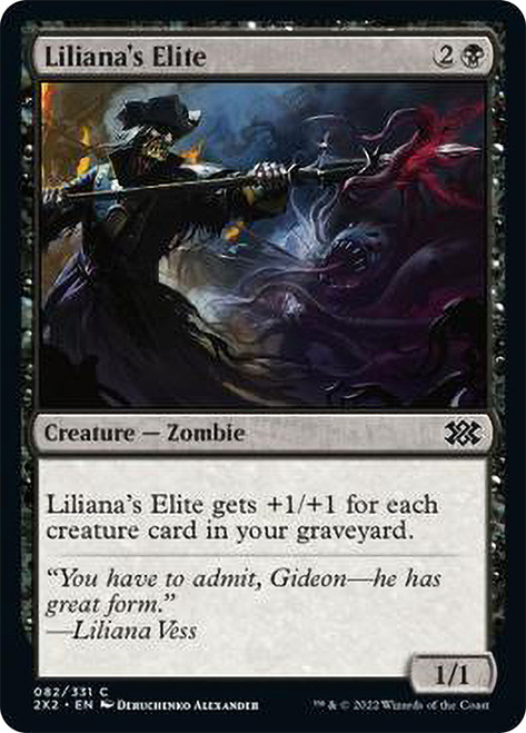 Liliana's Elite\nDouble Masters 2022\nSingle\nMagic The Gathering