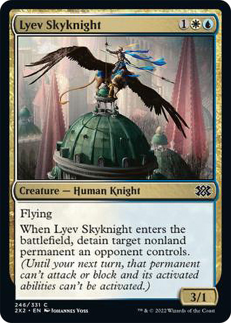 Lyev Skyknight\nDouble Masters 2022\nSingle\nMagic The Gathering