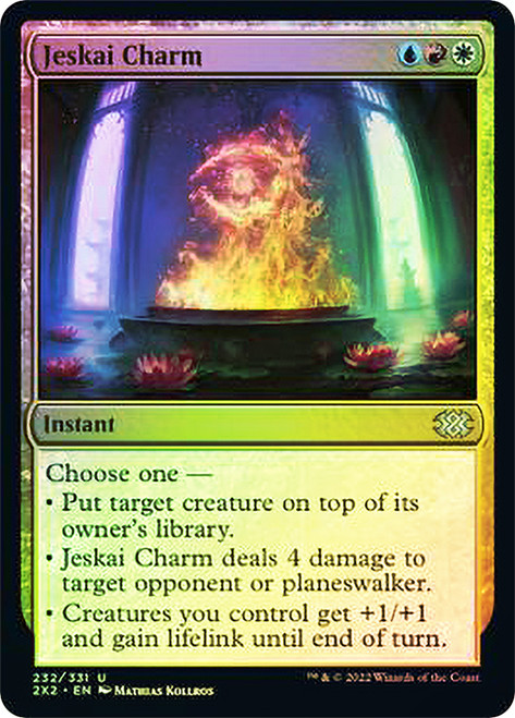 Jeskai Charm\nDouble Masters 2022\nSingle\nMagic The Gathering