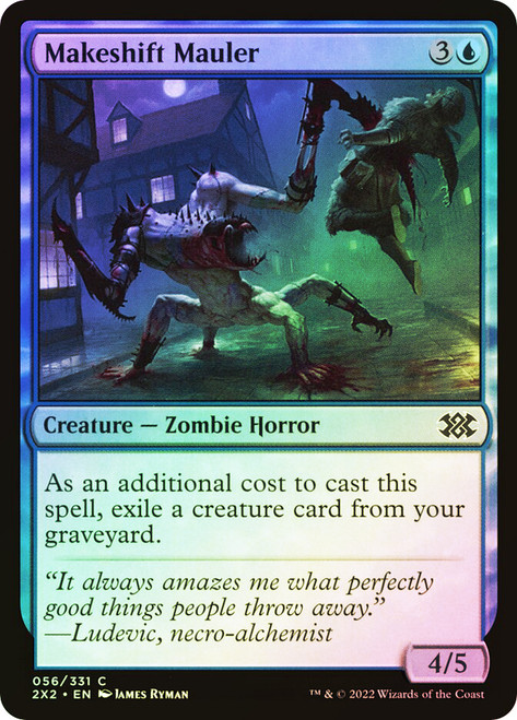 Makeshift Mauler
Double Masters 2022
Single
Magic: The Gathering