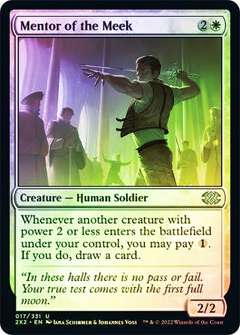 Mentor of the Meek\nDouble Masters 2022\nSingle\nMagic The Gathering