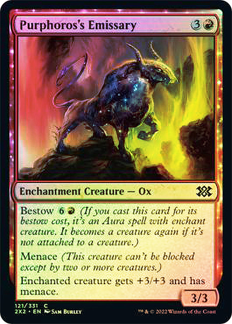 Purphoros's Emissary\nDouble Masters 2022\nSingle\nMagic The Gathering