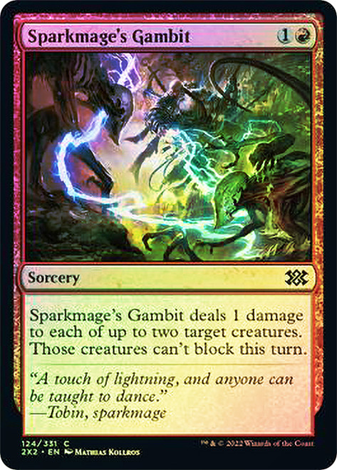 Sparkmage's Gambit\nDouble Masters 2022\nSingle\nMagic The Gathering