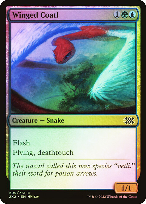 Winged Coatl
Double Masters 2022
Single
Magic: The Gathering