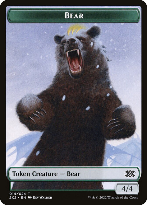 {Bear Token} // {Eldrazi Scion Token}
Double Masters 2022
Single
Magic: The Gathering