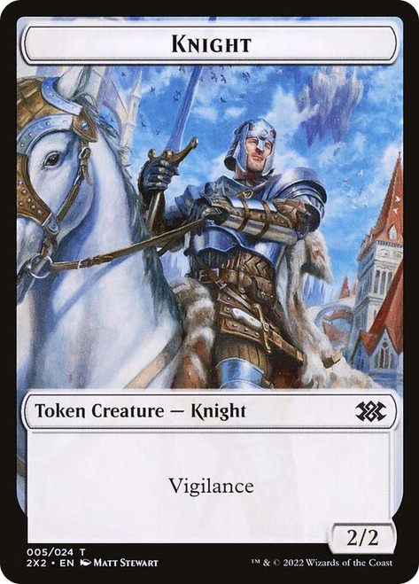 {Knight Token} // {Zombie Token}
Double Masters 2022
Single
Magic: The Gathering