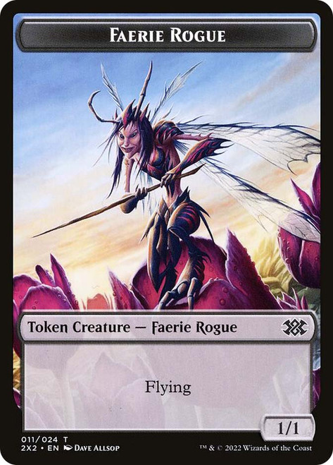 {Faerie Rogue Token} // {Spirit Token} (White)
Double Masters 2022
Single
Magic: The Gathering